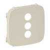 VALENA ALLURE Plakietka gniazda 3xRCA kremowa 754726 LEGRAND
