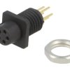 Złącze: okrągłe gniazdo 709/719 żeńskie PIN: 5 złocony 3A IP40 09 9792 20 05