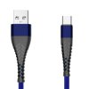 Przyłącze USB 2.0 - USB-C 3A niebieskie - 2m