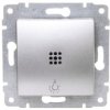 Vena Przycisk /Światło/ Z Podświetleniem Aluminium 524013