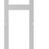 Maskownica do ramki CDN-RZ2-M (zew. wym. 292,5 x 113mm) stal nierdzewna CDN-MZ-M