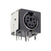 BKL Tmp 735706 Mini-DIN Socket PCB Mount Metal Horizontal 3-poles