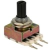 Potencjometr obrotowy 1k ohm liniowy 1W, oś 6x16mm, raster 5mm; WI20-102