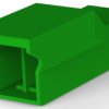 Socket housing, 2 pole, pitch 3.5 mm, straight, green, 1565085-5