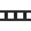 DANTE Ramka 4 poczwórna czarny 450984 KOS