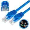 Patchcord Utp Kat.5E Kabel Sieciowy Lan 2X Rj45 Linka Niebieski 1M Neku