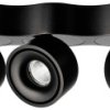 Lampa sufitowa, natynkowa Deko Light Uni Triple 348210 LED LED wbudowany na stałe 31 W czarny głęboki (ral 9005)