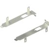 Card holder, with mounting bracket, stainless steel, gray, 10037287