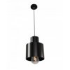 Lampa sufitowa wisząca PLATE-1E27-BLK9