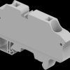 Terminal block, spring-clamp connection, 0.5-16 mm², 2 pole, 57 A, 8 kV, gray, 1SNK710010R0000