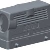 Housing, size HB24, die-cast aluminum, M32, angled, clip locking, IP65, T1230246132-000