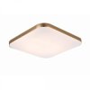 Plafon LED Babilon kwadratowy średni 4000K złoty LP-335/1C M 4GD square Light Prestige