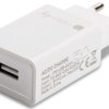 Ładowarka sieciowa USB 12W/2.4A 5V biała