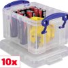 Pojemnik do przechowywania Really Useful Box 0.3C, (S x W x G) 120 x 65 x 85 mm, 0.3 l, przeźroczysty