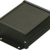 Aluminum Profile enclosure, (L x W x H) 100 x 60 x 31 mm, black (RAL 9004), IP65, TEKAM-12/E.9