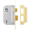 Yale Locks PM246 Internal 2 Lever Mortice Sashlock Polished Brass 67mm 2.5in