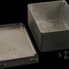 Aluminum die cast enclosure, (L x W x H) 119 x 94 x 56 mm, black (RAL 9005), IP65, 1590WCFLBK