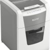 Leitz IQ Autofeed Small Office 100 P4 Niszczarka 100 ark. Cięcie na drobne elem. 4 x 30 mm P-4 34 l Niszczy także spinac