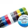 CV1 (EP-1920) RBW10 - taśma elektroizolacyjna PCW (zestaw 10 rolek 19mm x 20m x 0.13mm) rainbow