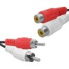 Przedłużacz 2xRCA - 3m