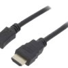 Hdmi.He320.010 Kabel Hdmi 2.0 Hdmi Wtyk,Micro Hdmi Wtyk Pvc Dł: 1M Czarny