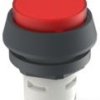 Light attachment, illuminable, waistband round, red, mounting Ø 16.2 mm, 1.65.124.371/1306
