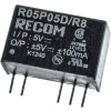 Przetwornica DC-DC, 1W, Uwe 4,5 → 5,5 V DC, Uwy ±5V dc, Iwy ±100mA, Recom