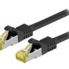 S/FTP7-CU-030BK Patch cord S/FTP 6a linka Cu LSZH czarny 3m 26AWG