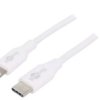 Kabel Usb 2.0 Apple Lightning Wtyk, Usb C Wtyk 1M Biały 87W 39446