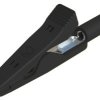 Miniature alligator clip, black, max. 4 mm, L 41.5 mm, CAT O, socket 2 mm, 930317800