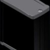 Aluminum Profile enclosure, (L x W x H) 70 x 59.9 x 30.9 mm, black (RAL 9004), IP54, TEKAL 11.29