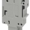 Plug, push-in connection, 0.5-10 mm², 1 pole, 41 A, 8 kV, gray, 3061664
