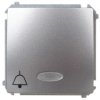 Simon Basic Przycisk /dzwonek/ z podświetleniem, szybkozłącza, stal inox BMD1L.01/21