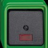 375977 Rocker switch, toggle, 1-pin, green, AGRAR