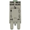 Moduł; sygnalizacyjny; L M61G (854850); 6÷24V; AC; DC; zielony; polaryzacja A1+; do gniazda; szary; Relpol; RoHS