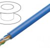 LCU6-10CC-0305.B Przewód U/UTP 4x2x23AWG CCA PVC niebieski 305m