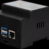 RB-CASEP4+07B Housing for Raspberry Pi 4, top-hat rail, 
