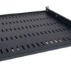 Półka stała, 1U, seria: BPF1U450AD2, typ: Taca, maks. obciążenie: 50kg, Czarny