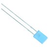 Blue Rectangular 2 x 5mm Diffused LED 50mcd 160°