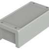 Aluminum enclosure, (L x W x H) 259 x 128 x 90 mm, light gray (RAL 7035), IP69K, 00165235
