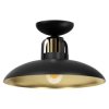 Lampa sufitowa FELIX BLACK/GOLD 1xE27 MLP8905 Milagro