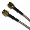 Coaxial cable, SMA plug (straight) to SMA plug (straight), 50 Ω, RG-316/U, grommet black, 250 mm, 135101-01-M0.25
