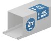 Kanał elektroinstalacyjny / Korytko kablowe 40х40 (2m) Biały EDO777732