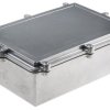 Obudowa Aluminium odlewane szerokość zew. 182 mm długość zew. 262 mm wys. zew. 90 mm RS PRO IP67 Srebrny