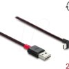 81551 EASY-USB 2.0 Cable Type-A male to USB Type-C™ male angled up / d