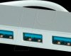 14.02.5045 USB 3.0 hub 4 port, USB-C to 4x USB 3.0 type A, 1x PD
