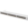 PATCH PANEL 24 PORT 1U 19” KAT.7 EKRANOWANY SZARY LANBERG