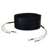 Weidmüller 8876450010 światłowodowe do światłowodów kabel 1.00 m czarny [1x złącze męskie ST - 1x złącze męskie ST] 50/1