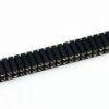 SIL80PZ gniazdo precyzyjne dwurzędowe 2x40-pin, wysokość 7mm, raster 2,54mm