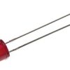 LED, Otwór przelotowy, Czerwony, 2-pinowy, 1.9 V 5 mm (T-1 3/4), 60 °, Broadcom, HLMP